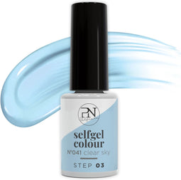 PN Selfcare 'N41 Clear Sky' Gelnagels Licht Blauw - Vegan & Hema Vrij - 21 Dagen Effect - Gel Nagellak Voor UV/LED Lamp - 6ml