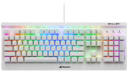 Sharkoon Skiller Mech SGK3 - Mechanisch Toetsenbord - Kailh Red - Qwerty US Wit