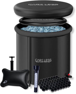 Care Less - IJsbad XL - Opvouwbare Badkuip - Dompelbad - 85CM - 350L - Inklapbaar - Met Hoes
