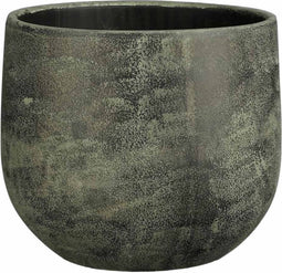 Mica Decorations Giovanni Bloempot - 25x25x20 cm - Keramiek - Groen