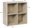 Woltu Boekenkast - 4 Vakken - 29x59,8x59,6cm - Wit
