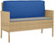 vidaXL - Pallet - Kussen - voor - Rugsteun - Koninklijk - Blauw - 120x40x12 - cm - Oxford - Stof