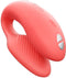 WE-VIBE Chorus Paar-Vibrator voor clitoris- en G-spotstimulatie met Squeeze Remote, opzetvibrator voor haar en hem, 100% waterdicht, haptische afstandsbediening, app-bediening