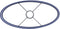 Light & Living - kap - Paradox - blauw - textiel - E27 - 3538979