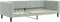 vidaXL - Slaapbank - 90x200 - cm - fluweel - lichtgrijs