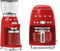 Smeg CGF01RDEU - Koffiemolen - 30 maalstanden - Rood