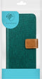 iMoshion Hoesje Geschikt voor iPhone 13 Pro Max Hoesje Met Pasjeshouder - iMoshion Luxe Canvas Bookcase - Groen