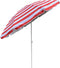 Outdoor Parasol Strepen 180 Cm Rood/Wit
