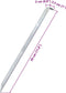 vidaXL - Tentharingen - 24 - st - Ø20 - mm - 30 - cm - gegalvaniseerd - staal