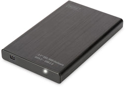 Assmann DA-71104 - Externe behuizing - 2.5 inch SATA I-II - USB 2.0 - Zwart