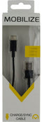 Mobilize MOB-22158 - USB-A naar USB-C kabel - 1 meter - Zwart