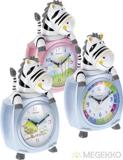 Mebus 26637 kinderwekker motief zebra kleur gesorteerd