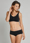 Schiesser Seamless Light - Dames Beha - Zachte cups naadloos - Zwart