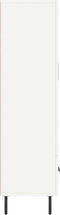 vidaXL - Hoge - kast - 69,5x31x115 - cm - bewerkt - hout - wit
