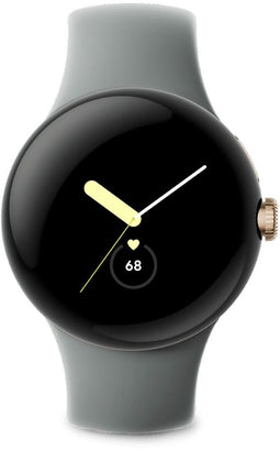 Google Pixel Watch - Smartwatch - 5 bar waterbestendig - Rosé Goud (Groen)