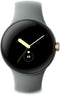 Google Pixel Watch - Smartwatch - 5 bar waterbestendig - Rosé Goud (Groen)