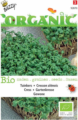 3 stuks Organic Tuinkers gewone (Skal 14725)