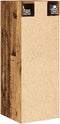 vidaXL - Badkamerwandkast - 30x30x80 - cm - bewerkt - hout - oud - houtkleurig