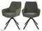 Dutchbone Oliver Draaibare Eetkamerstoel - Terra Stof - Duo Set