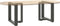 vidaXL - Salontafelpoten - 2 - st - T-vormig - 50x25x(42-43) - cm - staal - antraciet