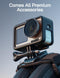 Seeker One White Waterdichte Actiecamera met 4K60fps Ultra HD-video, Dual Screen Kleurendisplay, 16 Voet Onder Water Camera, Live Streaming, Webcam, Stabilisatie met GO APE