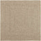 vidaXL - Vloerkleed - ZIZUR - beige - binnen - en - buiten - 120x120 - cm - jute - look