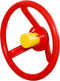 Autostuur rood met gele toeter