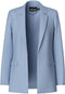 PIECES PCBOSSY LS LOOSE BLAZER - Dames Blazer - Gespreide kraag - Kentucky Blue