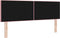 vidaXL - Hoofdbord - met - Kristallen - Knoppen - - - Roze - - - 140 - cm - - - Velvet