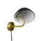 OULU - Wandlamp - zwart - messing