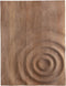 PTMD Mattin Natural Mango Wood Circle Wall Panel Rect