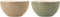 La Bouchée Ontbijtkom - Keramiek - Beige/Groen - 8 Stuks - 720 ml