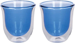 La Cafetière Koffieglas Core 220ml Dubbelwandig Blauw 2 Stuks
