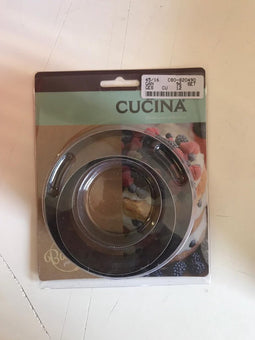 La Cucina La Cucina Bakringen Rvs Vierkant + Rond 6/8/10x4Cm