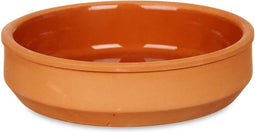 La Dehesa - Set 4x tapas/creme brulee schaaltjes terracotta/bruin 16cm