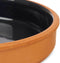La Dehesa - Tapas/hapjes serveren/oven schaal terracotta/zwart 23x4 cm