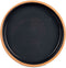 La Dehesa - Tapas/hapjes serveren/oven schaal terracotta/zwart 23x4 cm