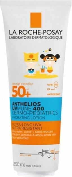 La Roche-Posay Anthelios Kind Zonnebrandmelk SPF50+ ECO-tube - voor Gezicht en Lichaam - Geschikt voor een Gevoelige Kinderhuid - 250ml