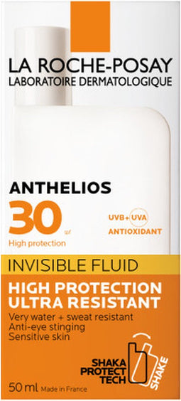 La Roche-Posay Anthelios SPF30 Onzichtbare zonnefluïde voor het Gelaat- met parfum 50ml