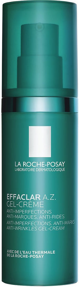 La Roche-Posay Effaclar A.Z. Gel-Crème - Anti-Onzuiverheden en Anti-Rimpels - Met Azelaïnezuur, Salicylzuur en Hyaluronzuur - 40ml