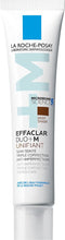 La Roche-Posay Effaclar DUO +M Unifiant Dark Dagcrème - Egaliserende Crème - voor Vette, Onzuivere Huid met Neiging tot Acne - Donkere Tint - 40ml