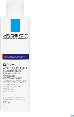 La Roche-Posay Kerium Crème-Shampoo Droge Schilfers,Roos 200ml
