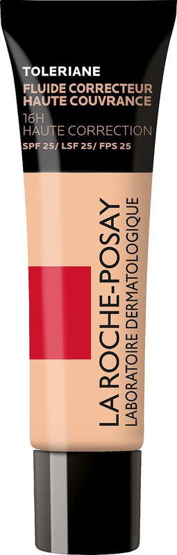 La Roche-Posay Toleriane Vloeibare Corrigerende Foundation n9 - SPF 25 - 30 ml - 16u volledig dekkend
