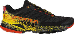 La Sportiva Akasha II - Trailrunningschoenen - Heren Black / Yellow 43.5