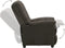 vidaXL Leunstoel stof taupe