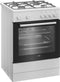 Beko FBM6202WNL - Gasfornuis met elektrische oven - AeroPerfect - 66 liter