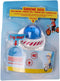 TOM - Sirene met licht - 6,5 cm - blauw/wit