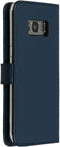 Selencia Galaxy S8 - Echt Lederen Bookcase - 3 Pashouders - Blauw