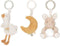 Little Dutch - Activiteiten Hangers Newborn Naturals - Zachte rammeltjes en texturen - Wit Beige Geel