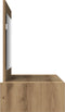vidaXL - Wandtapijt - Eettafel - Artisan - Eik - 100x40x70 - cm
